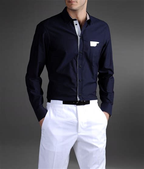 armani men' s shirts.